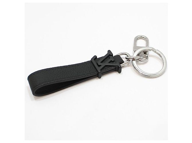 Louis Vuitton LV Aerogram Bag Charm Keyring Key Holder Black - view 3