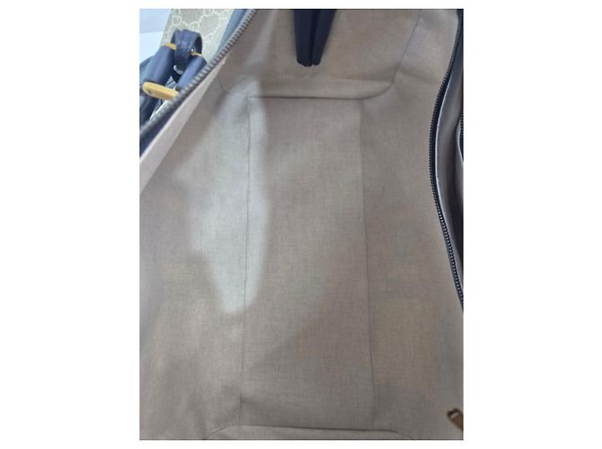 Gucci Borsa da Viaggio Savoy Duffle Blu - vista 24