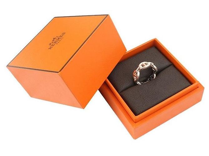 Ring Hermès Anello Chandal in Argento Taglia Multicolore - vista 5