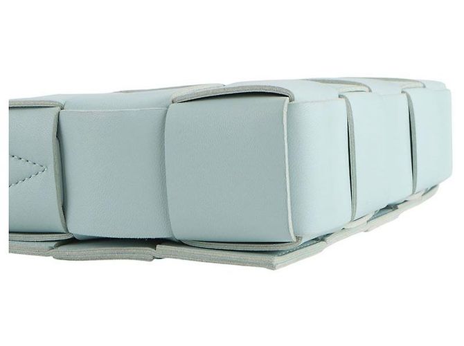 Bottega Veneta Borsa a tracolla Intrecciato Cassette Blu - vista 5
