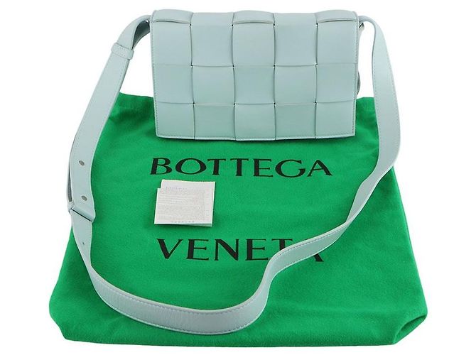 Bottega Veneta Borsa a tracolla Intrecciato Cassette Blu - vista 8