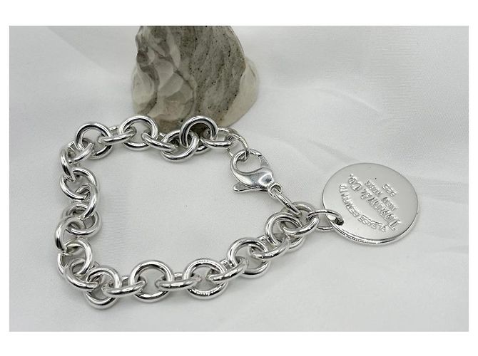 Tiffany & Co Bracciale Return to Tiffany con ciondolo tondo Argento - vista 4