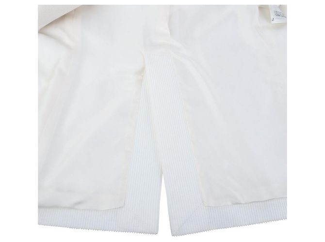 Louis Vuitton Blazer Assimétrico com Detalhes em Couro e Veludo Cotelê Year Invoice) Prata - vista 6