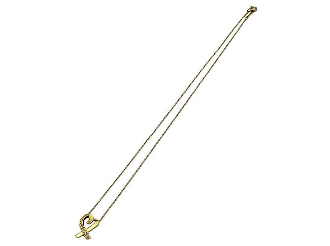Tiffany & Co Collana Paloma Picasso Loving Heart in oro giallo Tiffany&Co - vista 2