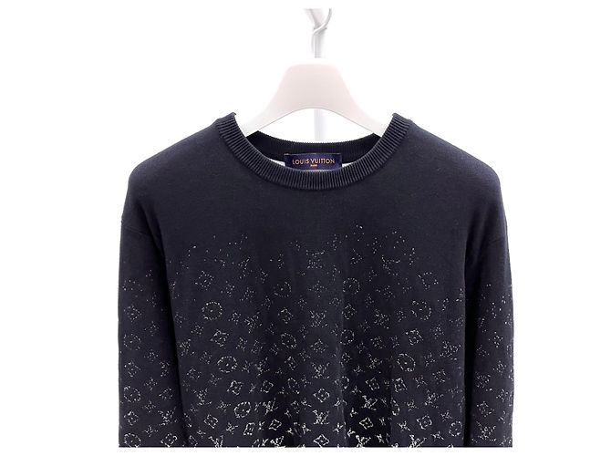 Louis Vuitton Gradient Black Monogram Knit - view 3