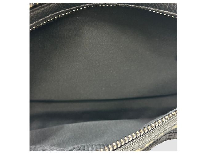 Dior Borsa a tracolla in jacquard Oblique nera in pelle di vitello granulata Nero - vista 5