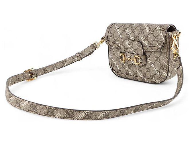 Horsebit 1955 Gucci Borsa a tracolla mini Horsebit Balenciaga Hacker Project Multicolore - vista 2