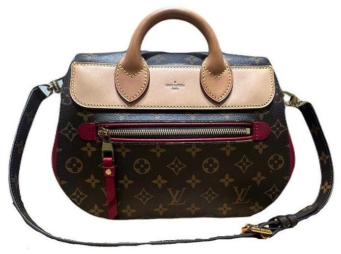 Louis Vuitton Borsa a mano Eden MM in tela Monogram, Borsa a tracolla Rosso - vista 3