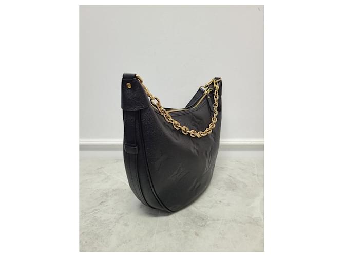 Louis Vuitton Borsa hobo Loop in monogramma Empreinte nero - vista 3