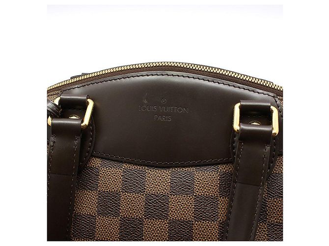 Louis Vuitton Borsa Tote Damier Ebene Verona PM Marrone - vista 6