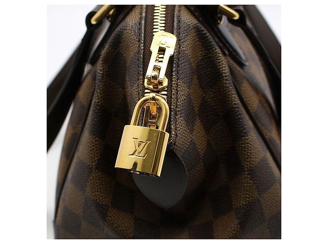 Louis Vuitton Borsa Tote Damier Ebene Verona PM Marrone - vista 8