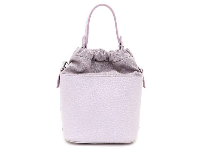 Maison Martin Margiela Borsa a secchiello con catena, tote e crossbody Porpora - vista 3