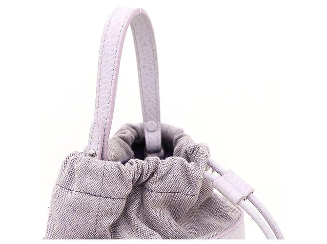 Maison Martin Margiela Borsa a secchiello con catena, tote e crossbody Porpora - vista 4