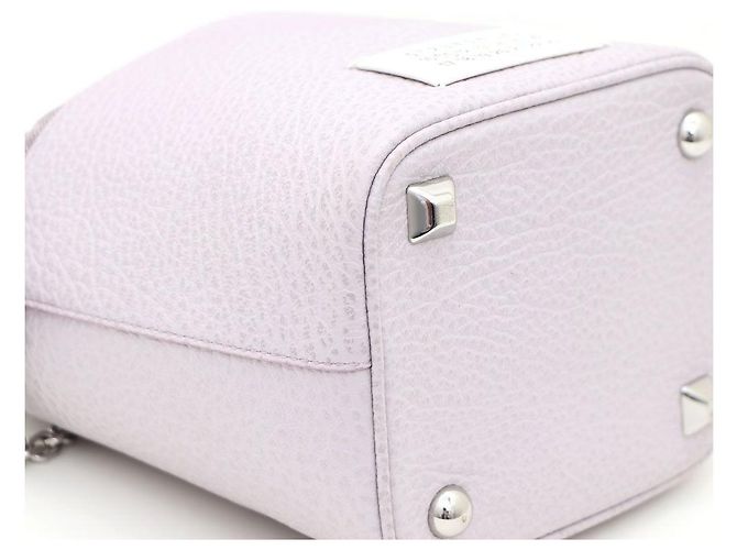 Maison Martin Margiela Borsa a secchiello con catena, tote e crossbody Porpora - vista 5