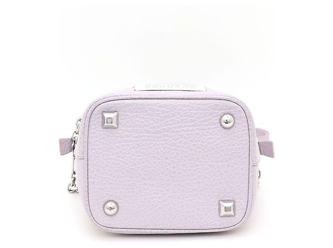 Maison Martin Margiela Borsa a secchiello con catena, tote e crossbody Porpora - vista 6