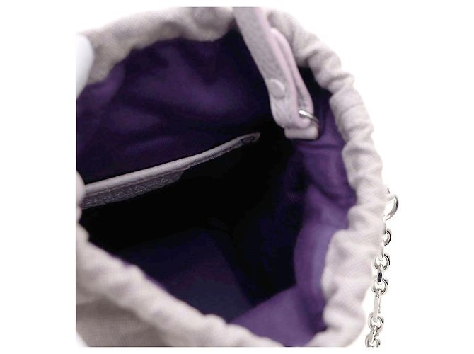 Maison Martin Margiela Borsa a secchiello con catena, tote e crossbody Porpora - vista 7