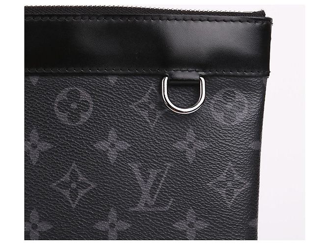 Louis Vuitton Pochette Discovery Black Clutch Bag Nero - vista 7