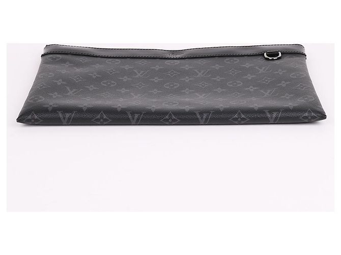 Louis Vuitton Pochette Discovery Black Clutch Bag Nero - vista 8