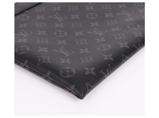 Louis Vuitton Pochette Discovery Black Clutch Bag Nero - vista 9
