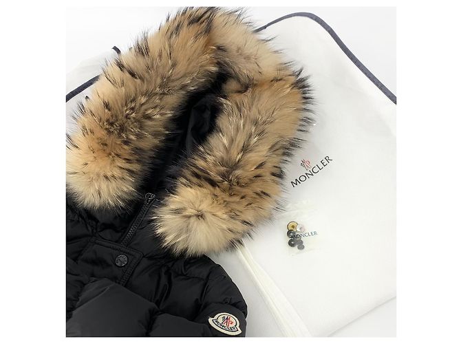 Moncler Chloe Damen Lang Daunenjacke Schwarz - Ansicht 10