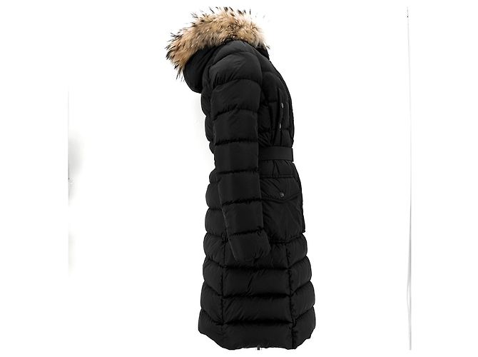 Moncler Chloe Damen Lang Daunenjacke Schwarz - Ansicht 5