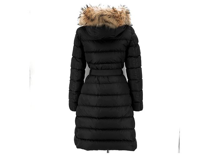 Moncler Chloe Damen Lang Daunenjacke Schwarz - Ansicht 6