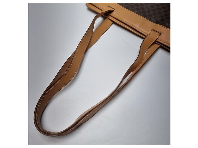 Céline Borsa shopper Triomphe Macadam con taschino Borsa a tracolla Marrone - vista 14