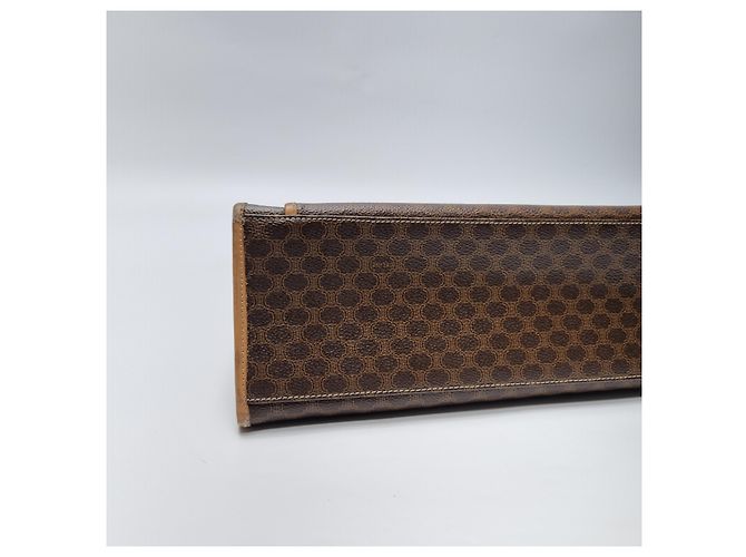 Céline Borsa shopper Triomphe Macadam con taschino Borsa a tracolla Marrone - vista 17