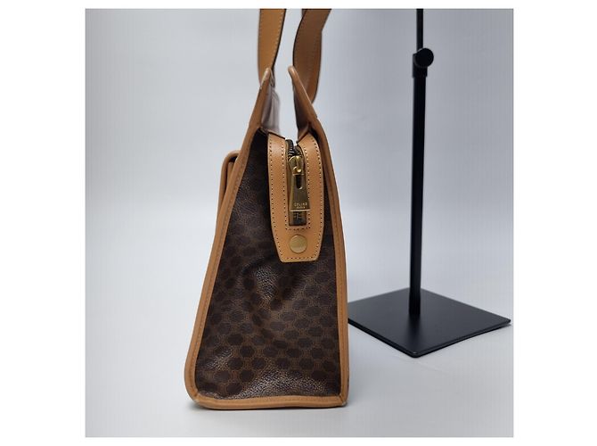 Céline Borsa shopper Triomphe Macadam con taschino Borsa a tracolla Marrone - vista 7