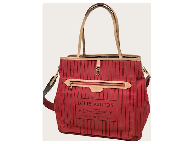 Louis Vuitton Neverfull MM Reversibile Monogramma Rivoltabile Rosso - vista 2