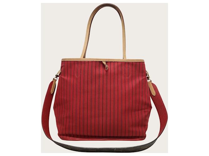 Louis Vuitton Neverfull MM Reversibile Monogramma Rivoltabile Rosso - vista 5