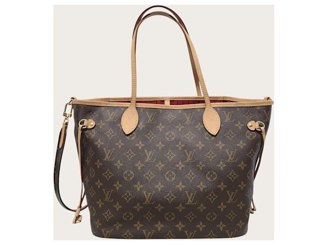 Louis Vuitton Neverfull MM Reversibile Monogramma Rivoltabile Rosso - vista 7