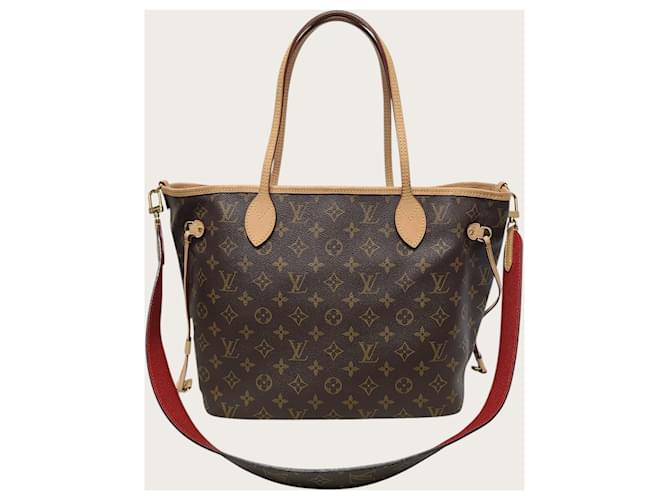 Louis Vuitton Neverfull MM Reversibile Monogramma Rivoltabile Rosso - vista 8