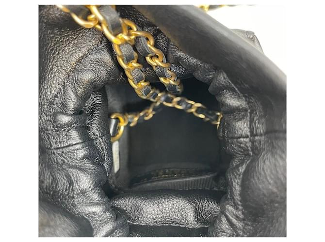 Chanel Mini borsa a secchiello con catena a tracolla nera Nero - vista 5