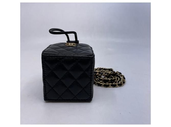 Chanel Mini borsa a secchiello con catena a tracolla nera Nero - vista 7