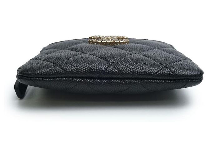 Chanel Set de Regalo Completo de Cartera de Monedas y Tarjetas GIRLY STRASS Negro - vista 5