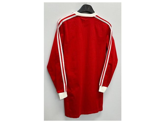 Vestido de jersey de algodón Gucci Adidas Roja - vista 7