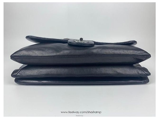 Chanel Bolsa de ombro com corrente em pele de cordeiro prateada Camellia Series - vista 4