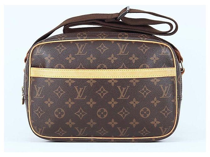 Louis Vuitton Borsa a tracolla Reporter PM in tela Monogram Multicolore - vista 11