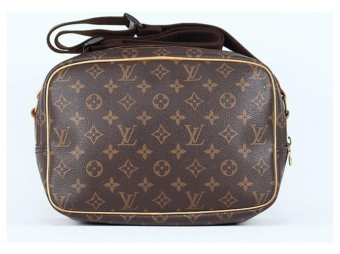 Louis Vuitton Borsa a tracolla Reporter PM in tela Monogram Multicolore - vista 12