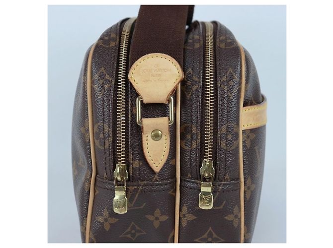 Louis Vuitton Borsa a tracolla Reporter PM in tela Monogram Multicolore - vista 5