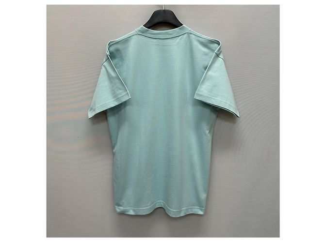 Balenciaga T-Shirt mit BB-Logo-Stickerei Blau - Ansicht 5