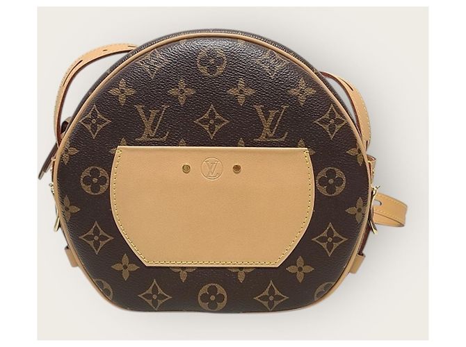 Louis Vuitton Bolsa de ombro macia Monogram Boulogne Marrom - vista 6
