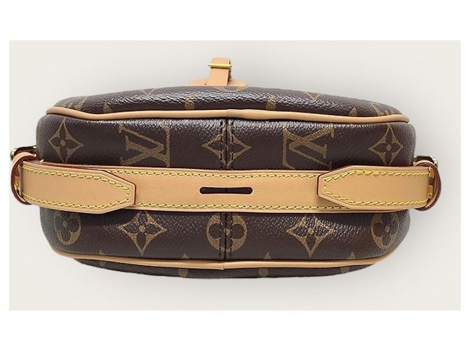 Louis Vuitton Bolsa de ombro macia Monogram Boulogne Marrom - vista 7