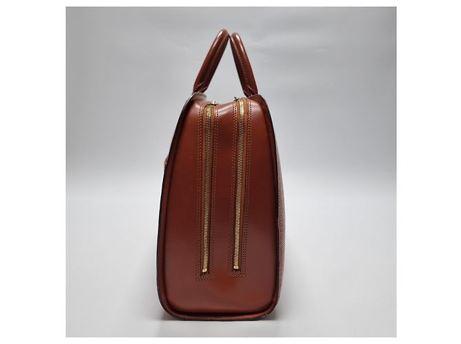 Louis Vuitton Sac Document Epi Sorbonne Mixte (Double Compartiment, Modèle Rare) Marron - vue 7