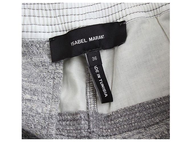 Pantalón Jogger Mélange Gris Isabel Marant Castaño - vista 3