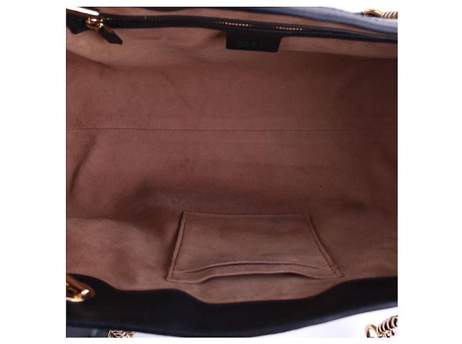 Gucci Canvas Padlock Medium Chain Bag Schwarz - Ansicht 11