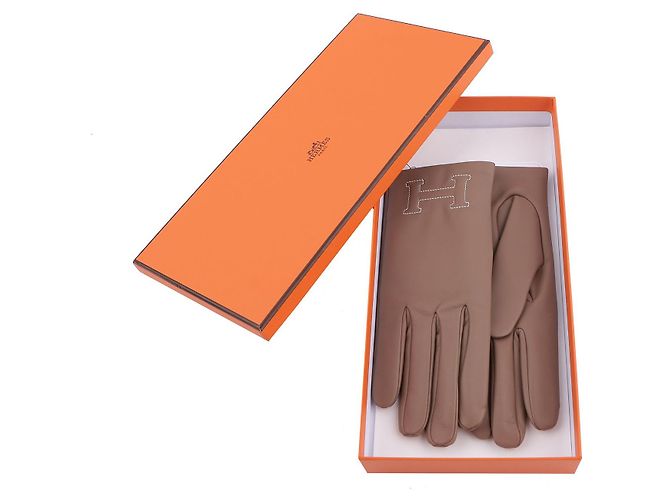 Hermès Guanti Bastille Marrone - vista 2