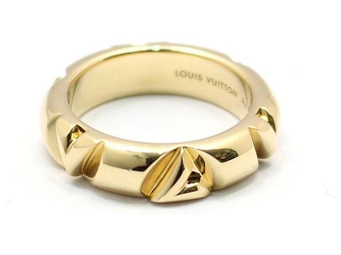 Louis Vuitton Anello LV Bolt in oro giallo - vista 2