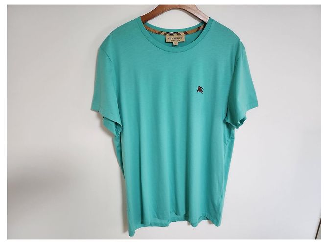 Burberry T-shirt a maniche corte con ricamo Archive Blu - vista 5